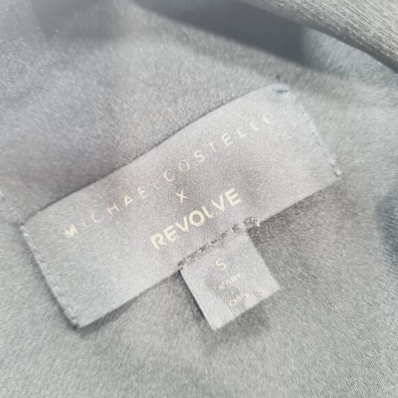 Michael Costello Black Lace-Up Jumpsuit - Picture 12 of 14